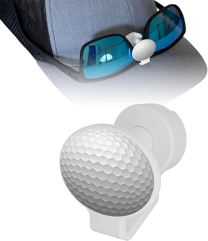 Magnetic Sunglass Clip for Hats - No-Slip Glasses Holder for Caps, Visors & Hard Hats - Magnetic Sunglasses Visor Clip