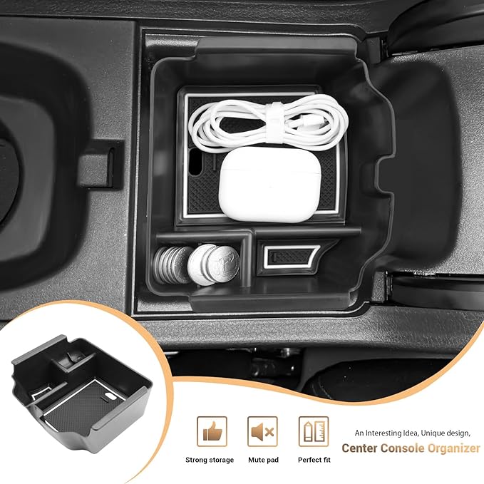 YEE PIN Integra Tray White for 2023 2024 2025 Acura Integra Center Console Organizer Console Storage Insert Tray Insert Tray Integra Arm Rest Organizer for Acura Integra Accessories