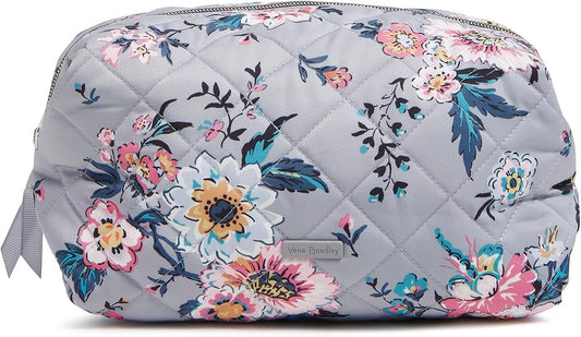 Vera Bradley Women's Performance Twill Large Cosmetic Makeup Organizer Bag