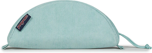 JanSport Luna Blue Compact Minimalist Semicircular Pouch
