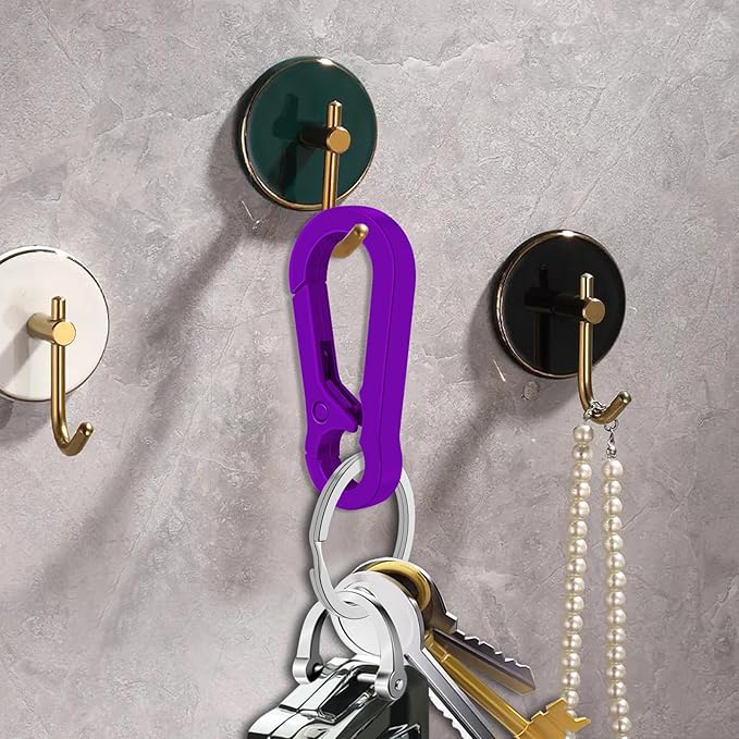 Zinc Alloy Key Chain 3 Packs Keychain Keyring Organizer Key Ring Holder Clip for Men and Women