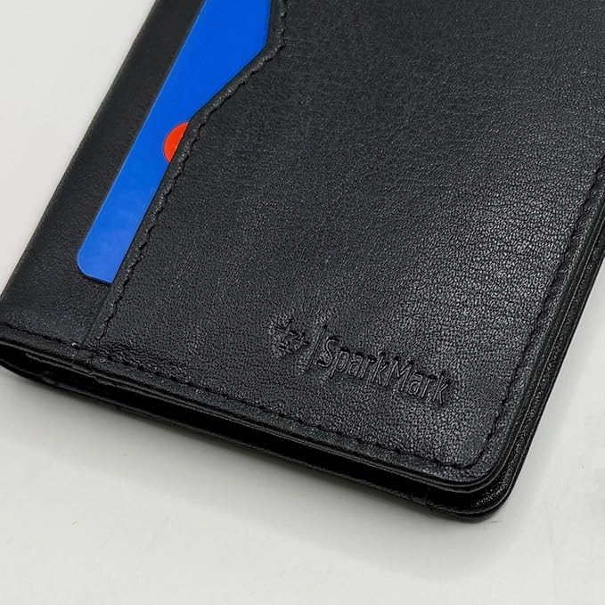 RFID Blocking Slim Wallet for Men | Thin Bifold Credit Card Holder Wallet | Mens Wallet Slim Business Card Case | Minimalist Front Pocket wallet with Gift Box