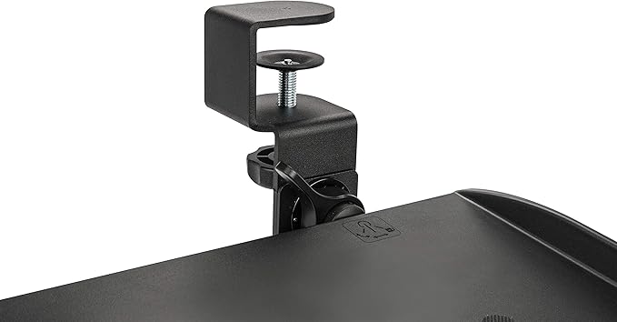 Mobotron Clamping Under-Desk Keyboard Tray with Ergonomic 3-Angle Adjustment