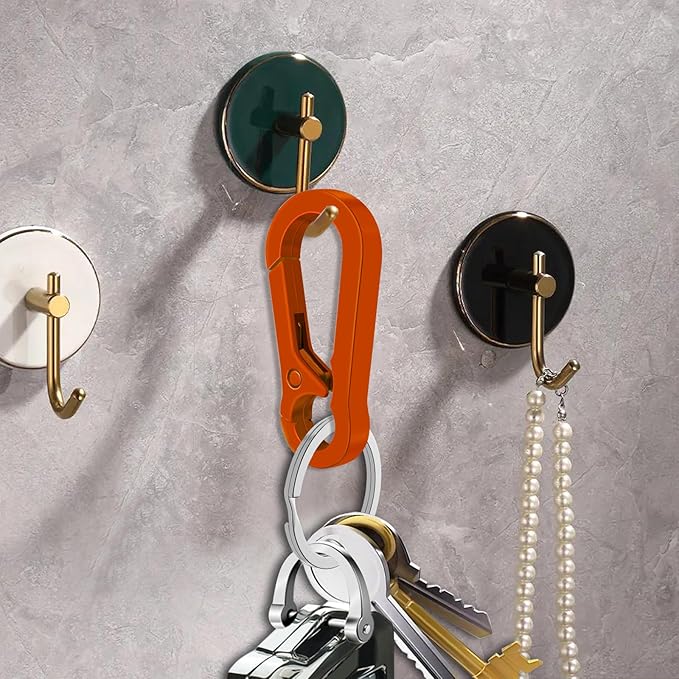 Zinc Alloy Key Chain 3 Packs Keychain Keyring Organizer Key Ring Holder Clip for Men and Women