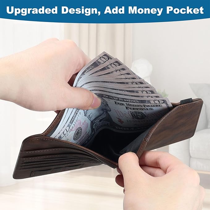 Passport Holder for Travel Essentials Wallet Rfid Blocking Cover Leather Case Vacation Travel Accessories for Women Men (602#Coffee)