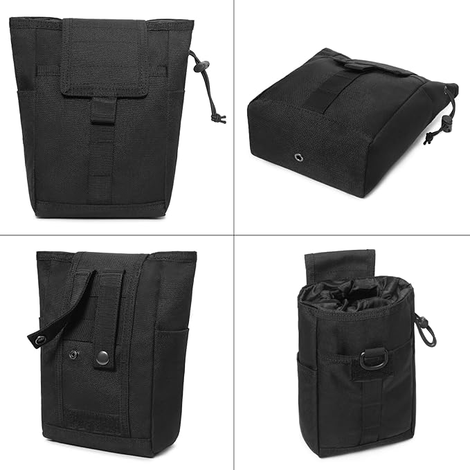 TRIWONDER Tactical Cigarette Pouch Molle Small Military Bag Battery Cigarette Case EDC Utility Card Holder Lighter Slot Mini Cigar Waist Pack