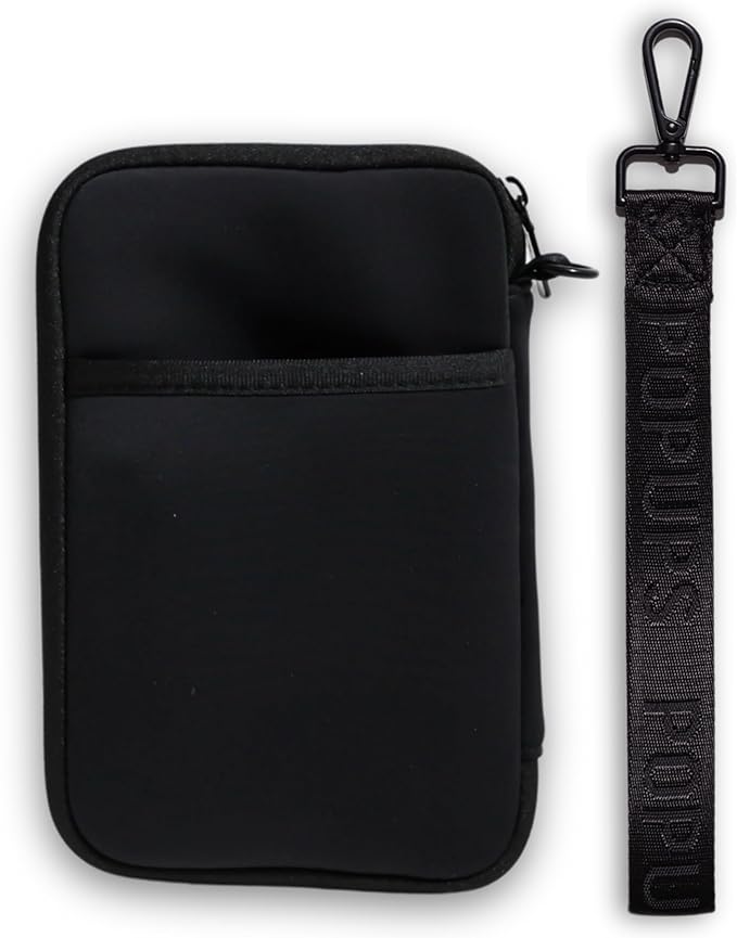 POPUPS Passport Travel Wallet for Women - Large Multiple Document Organizer and Holder with Wristlet (Black)