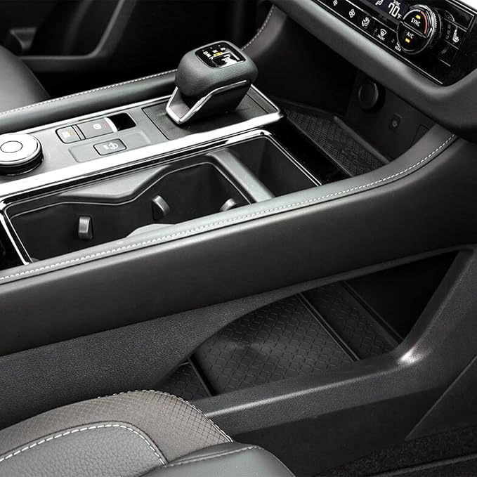EDBETOS Pathfinder Lower Organizer Tray Compatible with Nissan Pathfinder 2022 2023 2024 2025 2026 S/SV/SL/Rock Creek/Platinum Accessories Floor Center Console Armrest Insert Tray Storage Box