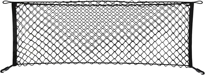 Envelope Style Automotive Elastic Trunk Mesh Cargo Net for Ford Explorer Base Sport XLT 2011-2025 - Premium Trunk Organizer and Storage - Luggage Net for SUV - Best Car Organizer for Ford Explorer