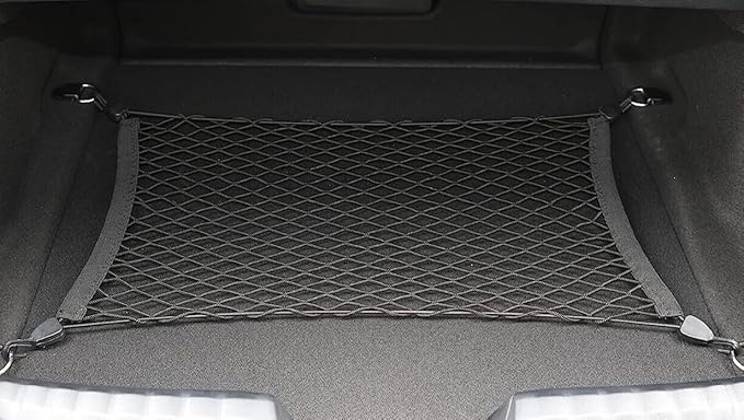 Rear Trunk Organizer Cargo Net for BMW Z4 2019-2026 – Floor Style Cargo Net for Convertibe – Premium Mesh Elastic Car Trunk Organizer Vehicle Carrier Storage – Compatible with Z4