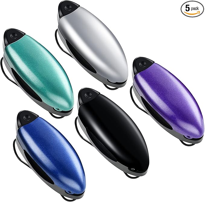 Frienda 5 Pcs Auto Car Vehicle Sun Visor Clip Holder Sunglasses Holder for Eyeglasses Mount Ticket Card Clip for Car Accessories (Stylish Color)