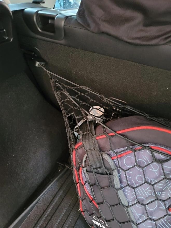 Rear Trunk Seats Organizer Cargo Net for Mazda CX-5 2013–2026 – Envelope Style Cargo Net for SUV – Premium Mesh Car Trunk Organizer Vehicle Carrier Storage – Compatible with Mazda CX-5