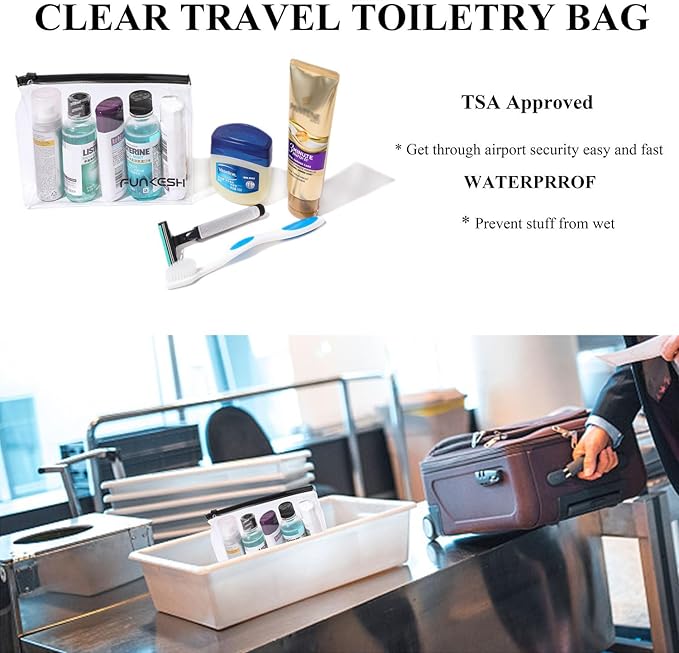 Mens Toiletry Bag Waterproof Organizer Bag Travel Shaving Dopp Kit Perfect Travel Accessory Gift