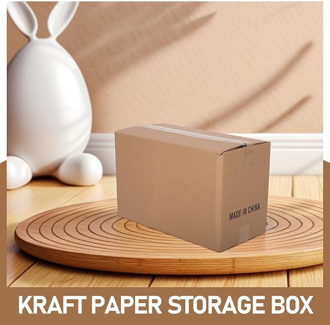 Toyvian Large Capacity Desktop Storage Bin Paper File Organizer Box with Lid for Office Organization and Present Box, Aesthetic and Practical Design for Document and File Storage