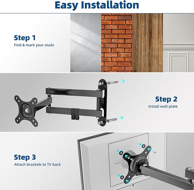 Wall Mount for Alexa Echo Show 15-15.6" 21 inch Echo Show 21 Frame Holder Screen Calendar Devices on Wall Bracket Swivel and Tilt for Home Kitchen