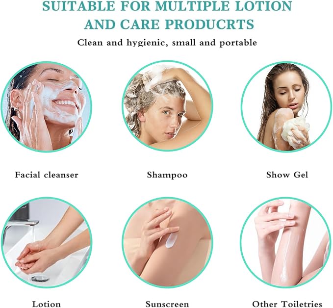 18 Pack Travel Bottles Set, TSA Approved Leak Proof Silicone Squeezable Containers for Toiletries, Refillable Travel Accessories for Conditioner, Shampoo, Lotion & Body Wash Accessories