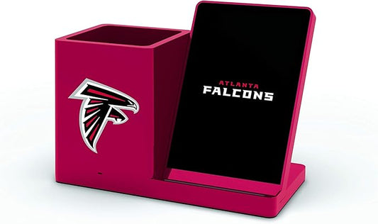 SOAR NFL Unisex Wireless Charging Stand and Desktop Organizer