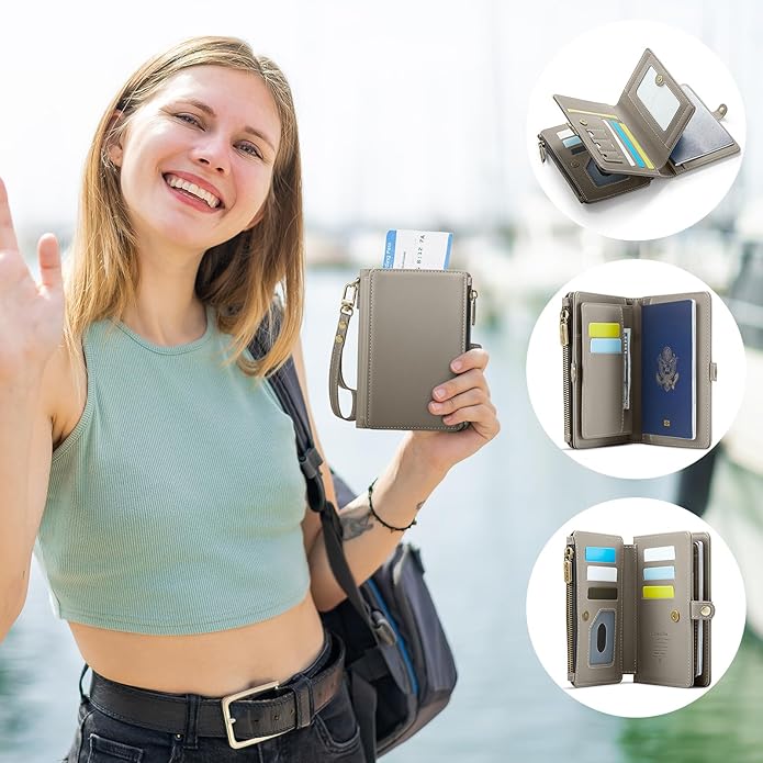 Passport Holder Wallet Bag with Holder