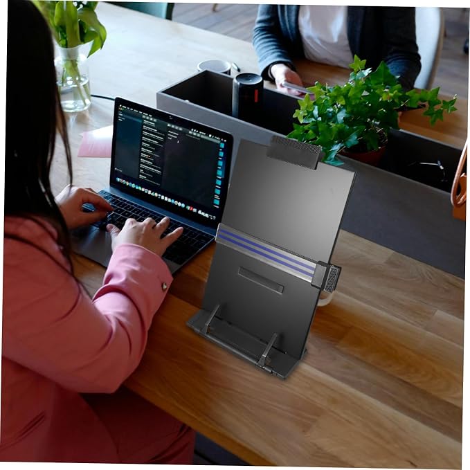 Veemoon Adjustable Reading Stand Holders Desk Document Holder Receipt for Typing
