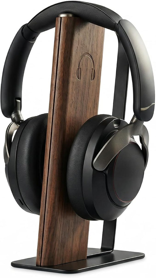 Headphone Stand for Desk, Weighted Base Headset Holder for AirPods Max Sony Bose Beats Sennheiser, Stable Gaming & Studio Earphone Rack, Dark