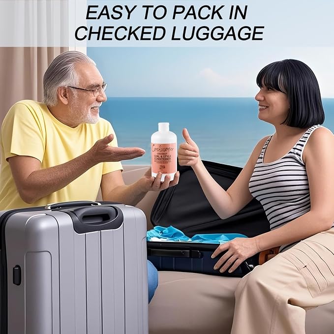 Empty Shampoo Bottles Set (32oz Total) – Leak-Proof, Fill & Pack in Checked Luggage with Confidence – Reusable Funnel – for Cruises, Beach, Events, Travel