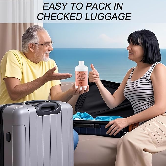 Empty Shampoo Bottles: 64oz in Total Leak-Proof - Fill The Bottles&Pack Them In Checked Luggage With Confidence- Reusable Funnels - for Ships, Travel, Beach, Events