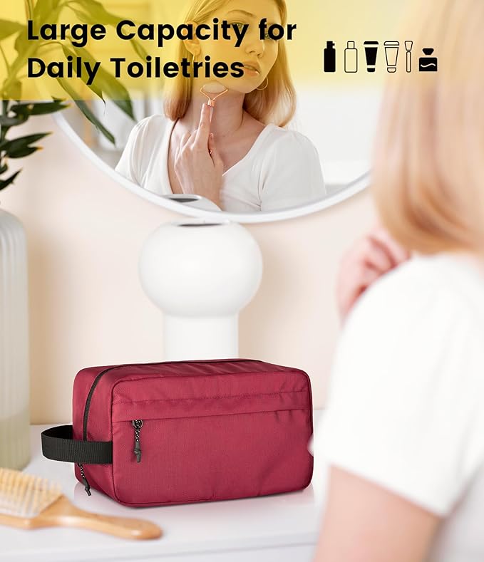 Vorspack Travel Toiletry Bag for Men - Hanging Toiletries Bag Water Resistant Travel Bag for Toiletries Accessories