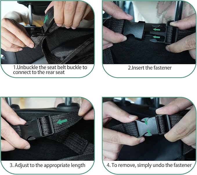 Hanging Car Trunk Organizer Fit For Ford Explorer Foldable Large Capacity 41.3x20 inch Backseat Trunk Organizers Storage, Car Accessories Interior, with Multi Pockets Black