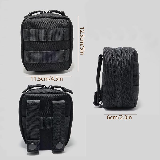 Mini Tactical Molle EDC Belt Admin Pouches Compact Tool Utility Waist Pouches