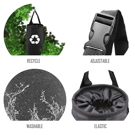 UTSAUTO 2 Pack Car Trash Bags Car Trash Can Washable Eco-Friendly Seat Back Hanging Car Trash Bag Car Garbage Bag for Car,Travelling,Outdoor