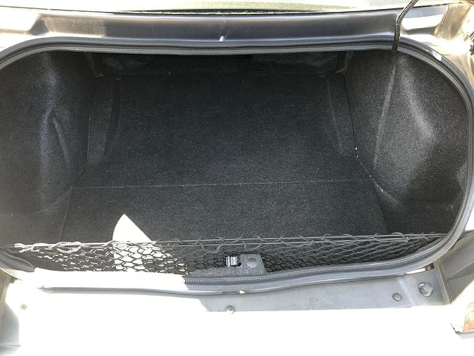 Trunk Organizer Cargo Net for Dodge Challenger 2008-2023 - Envelope Style Cargo Net for Coupe - Premium Mesh Car Trunk Organizer Vehicle Carrier Storage – Compatible with Challenger