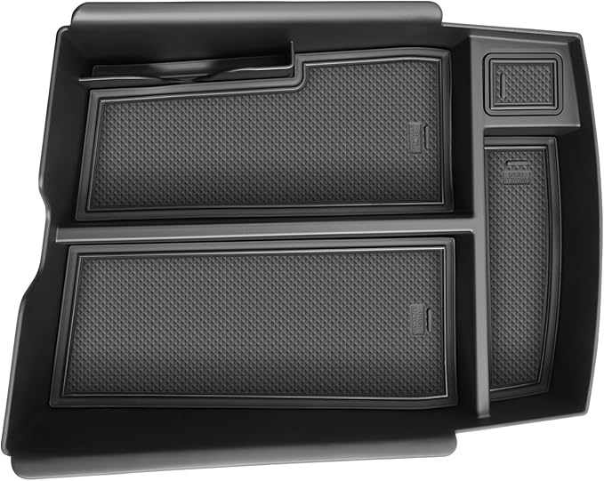 SKTU 2024 2025 2026 Atlas Center Console Organizer for 2024 2025 2026 Volkswagen Atlas Center Console Tray 2024-2026 V W Atlas Insert ABS Armrest Box Secondary Storage 2024 2025 2026 Atlas Accessories