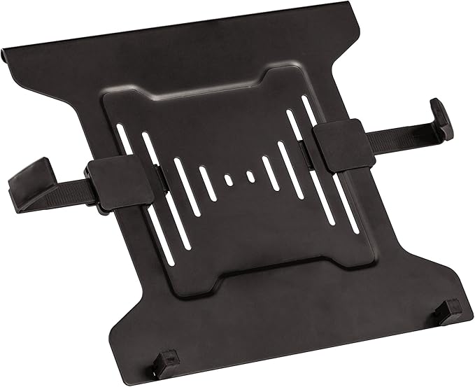 Fellowes 8044101 Adjustable Laptop Stand for Desk with Dual Monitor Arm, 17 Inch Monitor Capacity