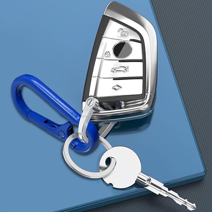 Zinc Alloy Key Chain 3 Packs Keychain Keyring Organizer Key Ring Holder Clip for Men and Women
