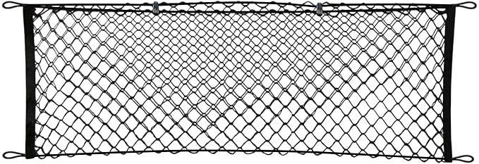 Envelope Style Automotive Elastic Trunk Mesh Cargo Net for Chevrolet Camaro 2010-2024 - Premium Trunk Organizers and Storage - Luggage Net for Crossover - Best Car Organizer for Chevrolet Camaro