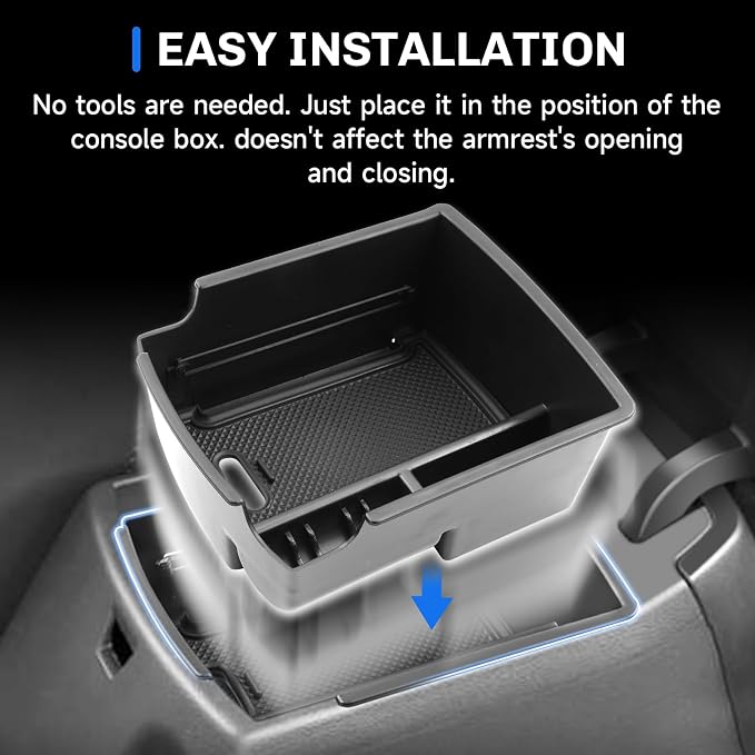 SXCY for 2025 2026 Hyundai Venue Center Console Organizer for 2020-2024 2025 2026 Hyundai Venue Accessories for 2025 2026 Hyundai Venue Console Organizer Armrest Console Tray