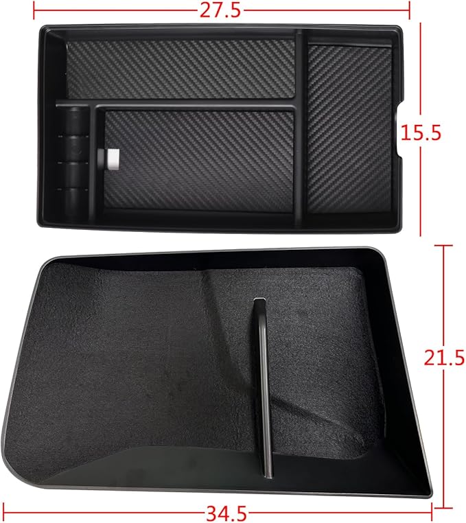 Center Console Organizer Compatible with Lexus RX 2023 2024 2025, Screen back Organizer for 2025 RX Hybrid RX 350h 500h F Sport Premium+ Luxury F Sport Handling(Set of 2)