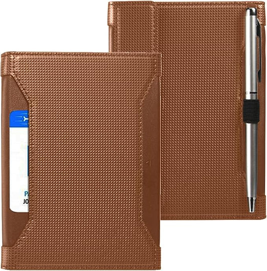 Passport Holder for Travel Essentials, RFID Blocking PU Leather Passport Wallet Cover Card holder Case Passport Book Holders for Women and Men, Brown