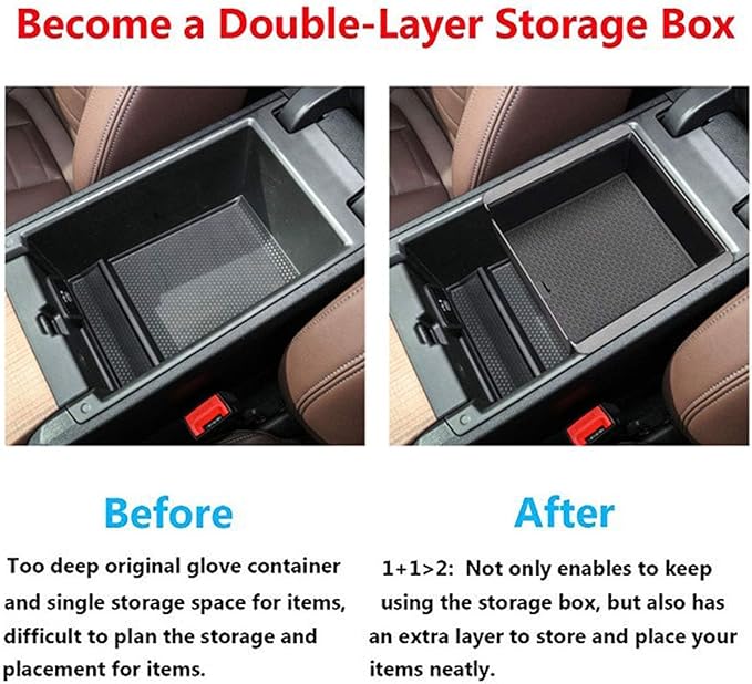 TTCR-II Compatible with BMW 3 Series Center Console Organizer G20 2019-2024 2025 2026, for 4 Series Console Organizer Tray G22 2021-2025 2026, for BMW i4 G26 Middle Storage Tray