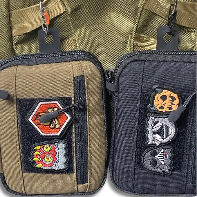 ROARING FIRE Picofire Pro EDC Pouch Organizer - Small Tool Pouch for Electronics, Cables, Flashlights,Multitool - with YKK Zippers, Water-Resistant 500D Nylon, Pocket pouch for men