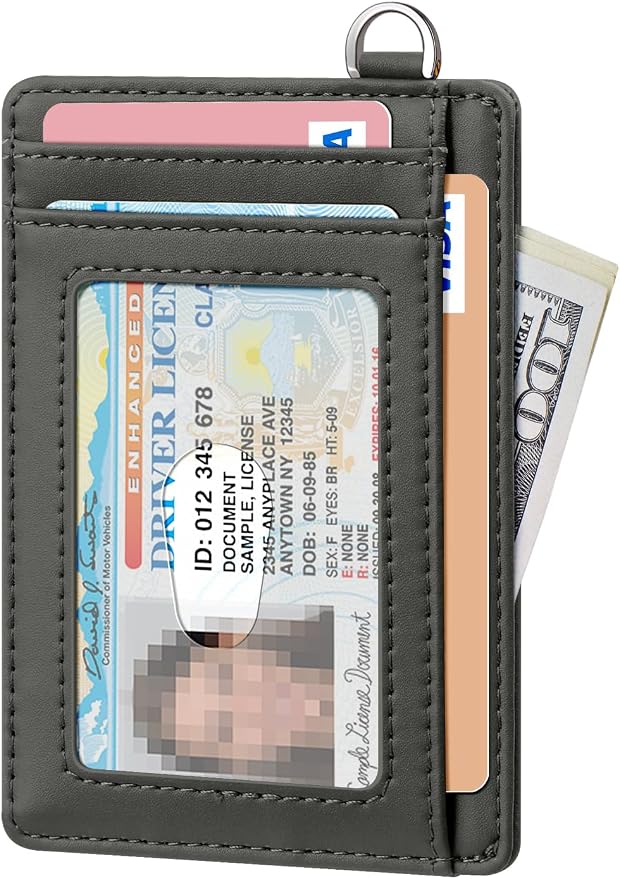 FurArt Slim Minimalist Wallet, Front Pocket Wallets, RFID Blocking, Credit Card Holder for Men