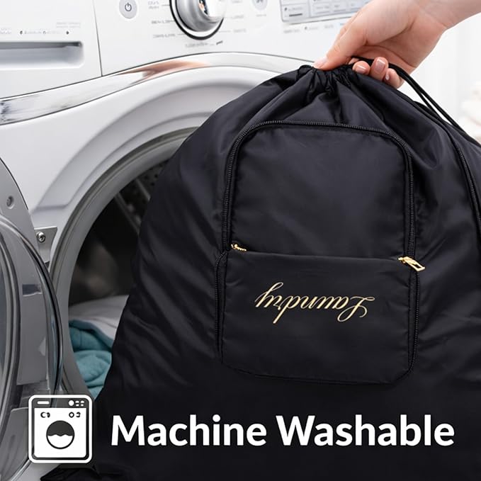 Travel Fanatics Travel Laundry Bag for Dirty Clothes – Compact Clean-vs-Dirty Organizer for Hotels, Airbnbs & Trips Without Laundry