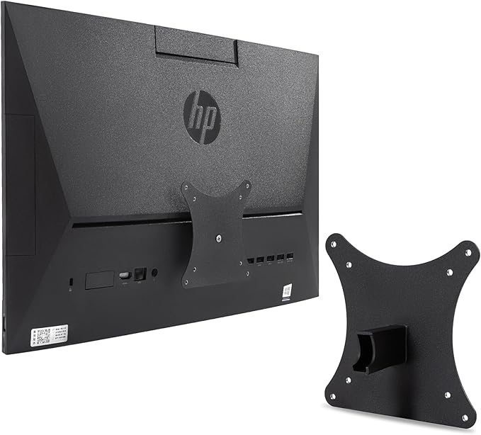 Monitor Arm/Mount VESA Bracket Adapter Compatible with HP All-in-One PC (ProOne 400 G6) 100 * 100mm 75 * 75mm black