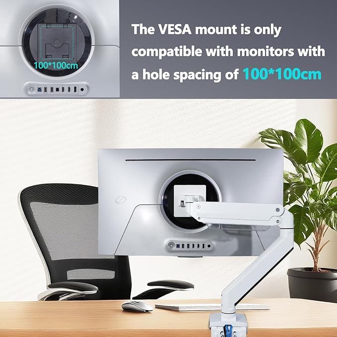 Odyssey OLED G8 G80SD VESA Mount Adapter Compatible with Samsung G8 (G80SD), G3 (G30D), G32A,G30A,S65VC,S65TC,S50GC, M8 (M80D),Odyssey G9 G95C,S9 (S95UC) Monitor for 100 * 100mm VESA