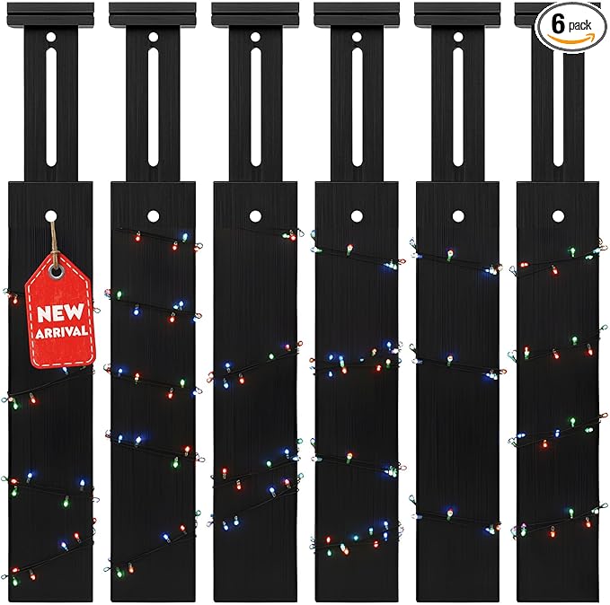 6 Pack Drawer Divider - 2.6" High, 11" to 18" Adjustable Bamboo Drawer Organizers for Clothes, Expandable Dresser Separators in Bedroom/Bathroom/Kitchen/Office Organization and Storage (Black)