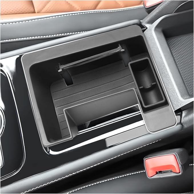 SXCY for 2025 2026 VW Tiguan Center Console Organizer for 2025 2026 Volkswagen Tiguan Accessories for 2025 2026 VW Tiguan Front Console Tray 2025 2026 Tiguan Console Organizer