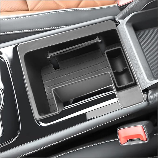 SXCY for 2025 2026 VW Tiguan Center Console Organizer for 2025 2026 Volkswagen Tiguan Accessories for 2025 2026 VW Tiguan Front Console Tray 2025 2026 Tiguan Console Organizer