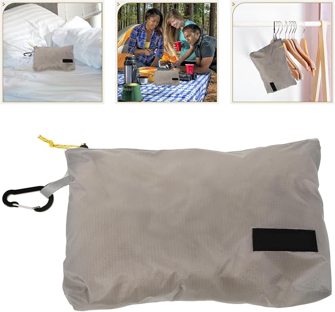 Large Capacity Waterproof Nylon Travel Organizer Bag with Zipper Pouch for Outdoor Camping and Clothes Storage Lightweight Sturdy Packing Organizer