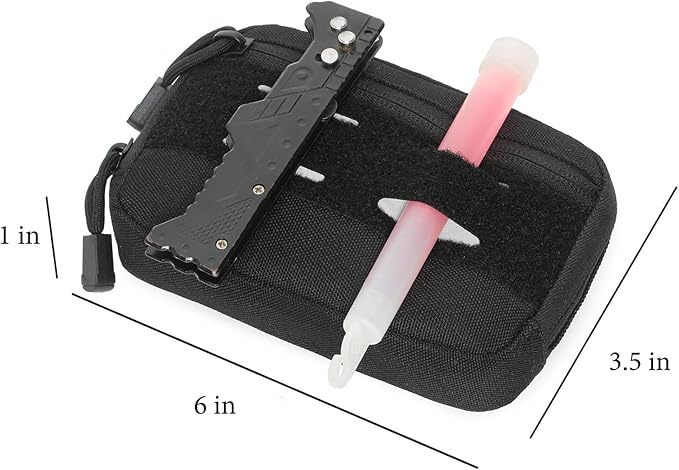 Mini Heavy Duty Tactical Belt Pouch for Men - Small Molle Pouch,Tactical Admin Pouch Compact EDC Utility Gadget Gear Pouches for Traveling, Hiking