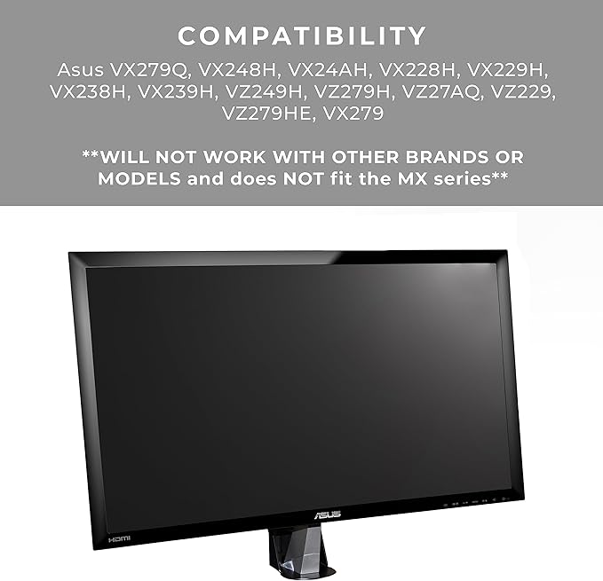 HumanCentric VESA Mount Adapter Compatible with Asus VX-Series Monitors Fits VX279Q, VX279H, VX248H, VX24AH, VX228H, VX229H, VX239H, VX238H, VZ249H, VZ279H, VZ27AQ, VZ229, VZ279HE, VX279